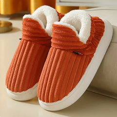 CozyPair Unisex Winter Slippers – Plush Cotton Fleece for Indoor & Outdoor